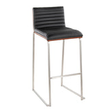 Mason Mara 30" Fixed-Height Barstool - Set of 2