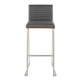 Mason Mara 30" Fixed-Height Barstool - Set of 2
