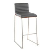 Mason Mara 30" Fixed-Height Barstool - Set of 2