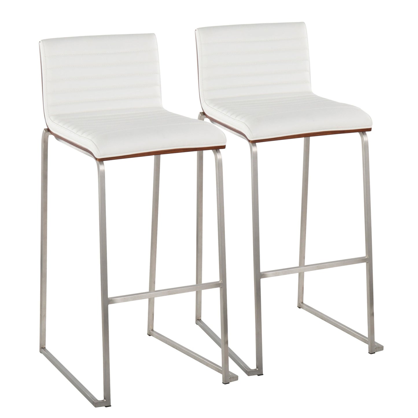 Mason Mara 30" Fixed-Height Barstool - Set of 2