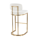 Mid-back Demi 30" Fixed-Height Barstool - Set of 2