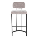 Mid-back Demi 30" Fixed-Height Barstool - Set of 2