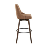 Marcel Upholstered 30" Fixed-Height Barstool - Set of 2