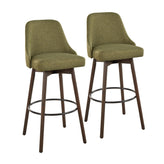 Marcel Upholstered 30" Fixed-Height Barstool - Set of 2