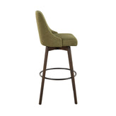 Marcel Upholstered 30" Fixed-Height Barstool - Set of 2