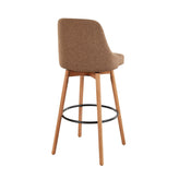 Marcel Upholstered 30" Fixed-Height Barstool - Set of 2
