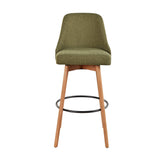 Marcel Upholstered 30" Fixed-Height Barstool - Set of 2
