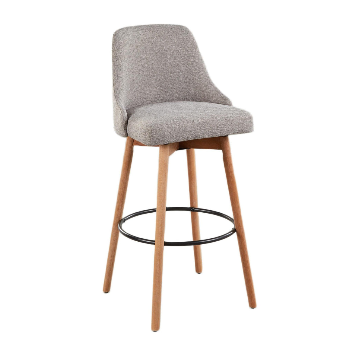 Marcel Upholstered 30" Fixed-Height Barstool - Set of 2