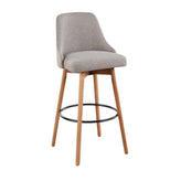 Marcel Upholstered 30" Fixed-Height Barstool - Set of 2