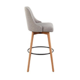 Marcel Upholstered 30" Fixed-Height Barstool - Set of 2