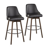Marcel Upholstered 30" Fixed-Height Barstool - Set of 2