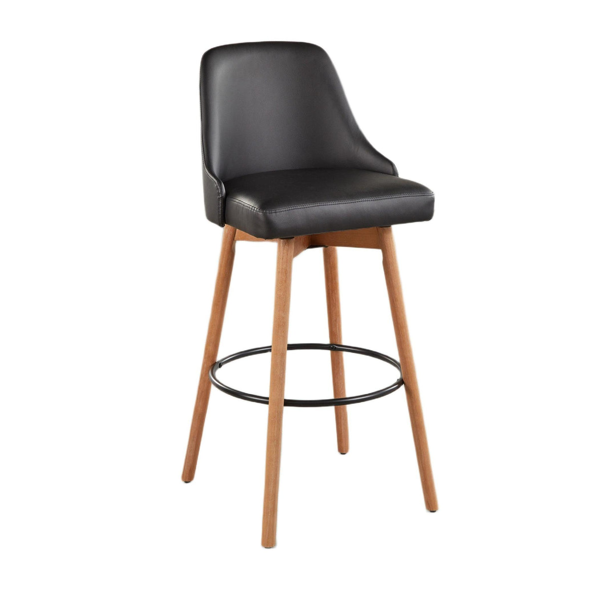 Marcel Upholstered 30" Fixed-Height Barstool - Set of 2