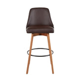 Marcel Upholstered 30" Fixed-Height Barstool - Set of 2