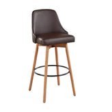 Marcel Upholstered 30" Fixed-Height Barstool - Set of 2