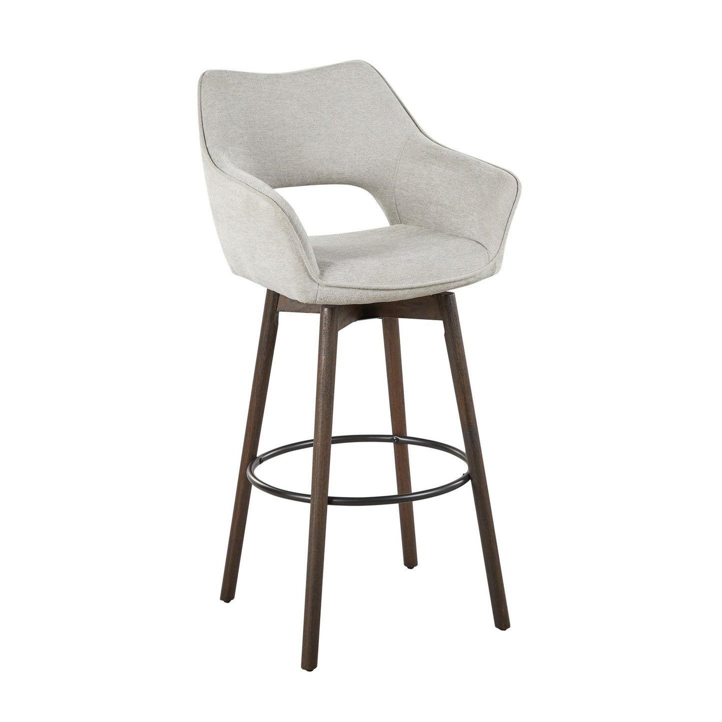 Mustang 30" Fixed-Height Barstool - Set of 2