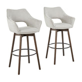 Mustang 30" Fixed-Height Barstool - Set of 2