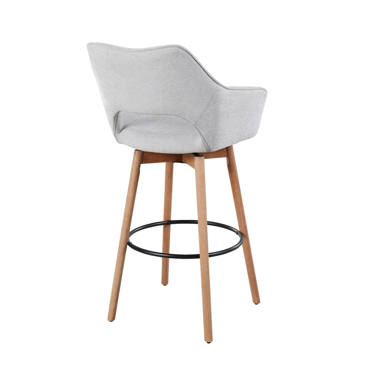 Mustang 30" Fixed-Height Barstool - Set of 2