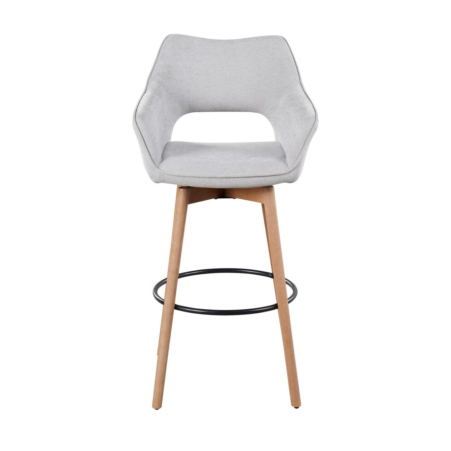 Mustang 30" Fixed-Height Barstool - Set of 2