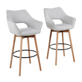Mustang 30" Fixed-Height Barstool - Set of 2