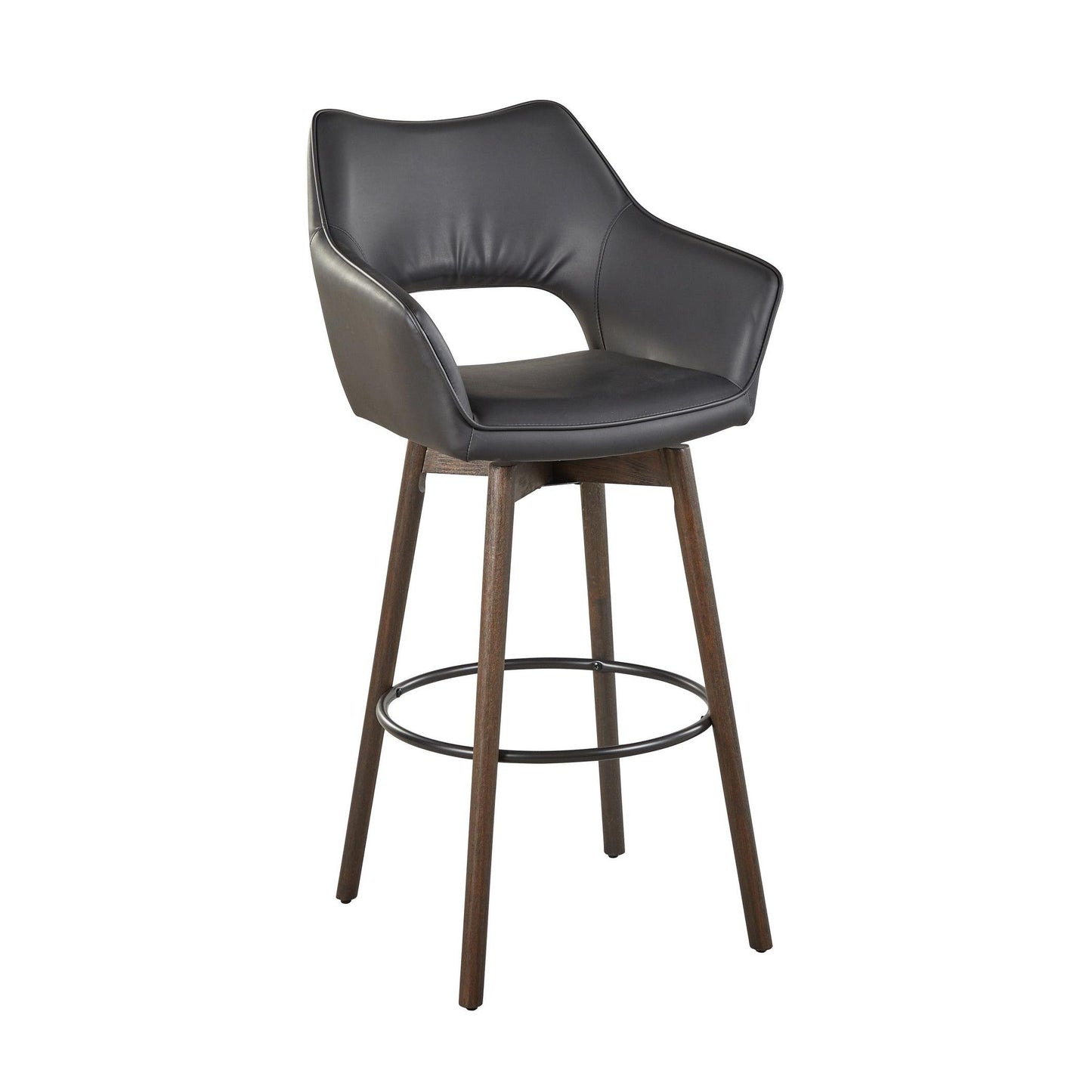 Mustang 30" Fixed-Height Barstool - Set of 2