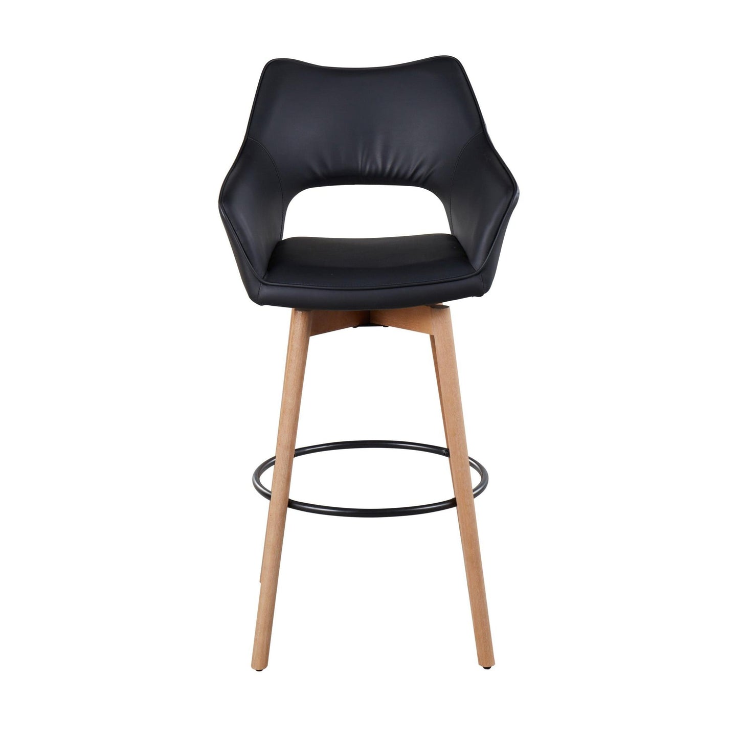 Mustang 30" Fixed-Height Barstool - Set of 2