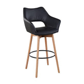 Mustang 30" Fixed-Height Barstool - Set of 2