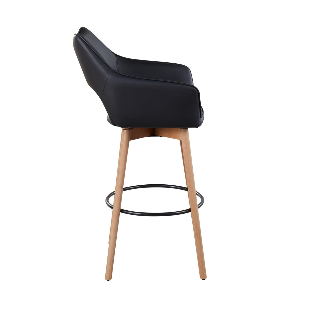 Mustang 30" Fixed-Height Barstool - Set of 2