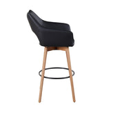 Mustang 30" Fixed-Height Barstool - Set of 2