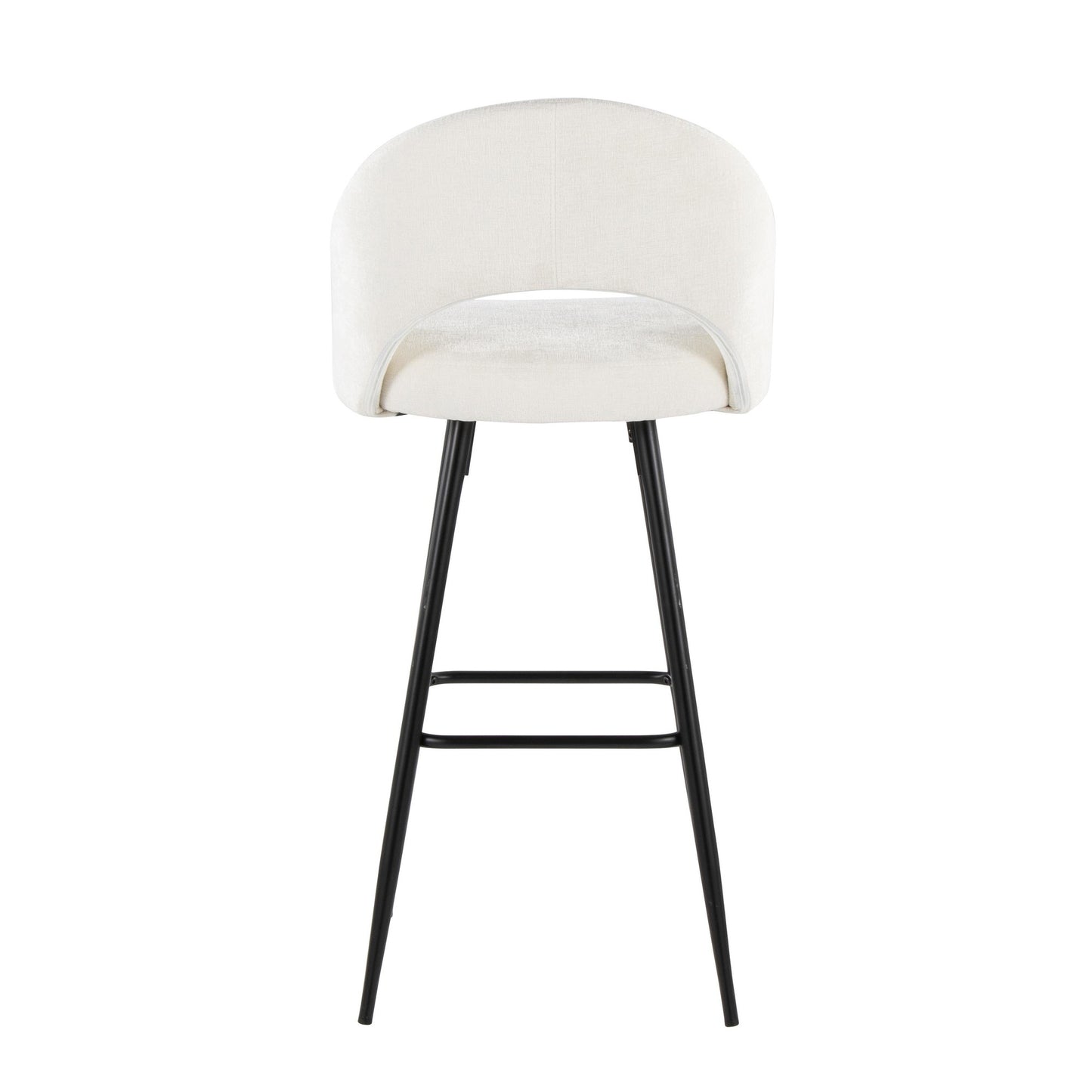 Renee Upholstered 30" Fixed-Height Barstool - Set of 2