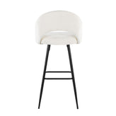 Renee Upholstered 30" Fixed-Height Barstool - Set of 2