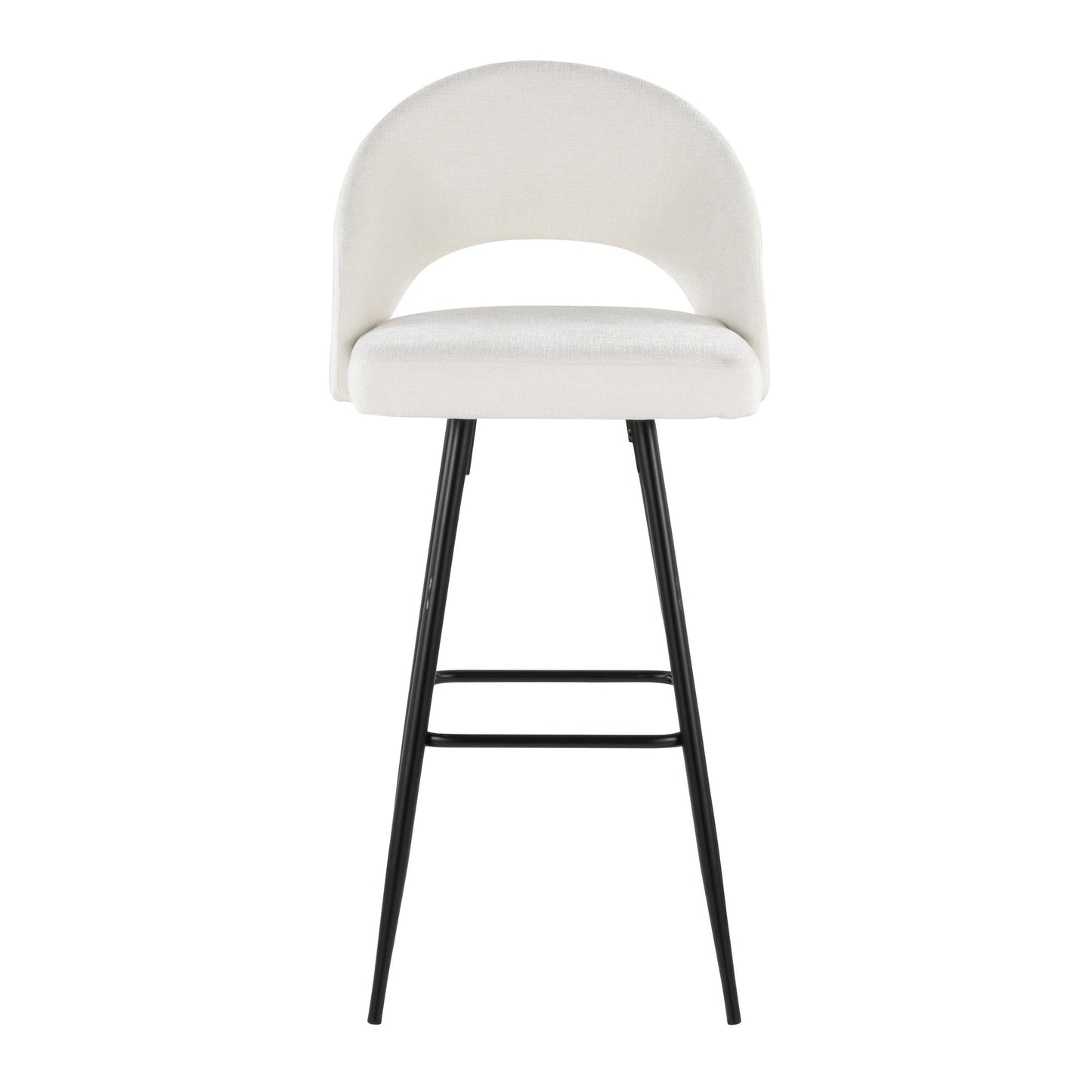 Renee Upholstered 30" Fixed-Height Barstool - Set of 2