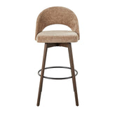 Renee Upholstered 30" Fixed-Height Barstool - Set of 2