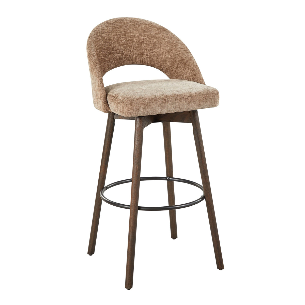 Renee Upholstered 30" Fixed-Height Barstool - Set of 2