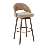 Renee Upholstered 30" Fixed-Height Barstool - Set of 2