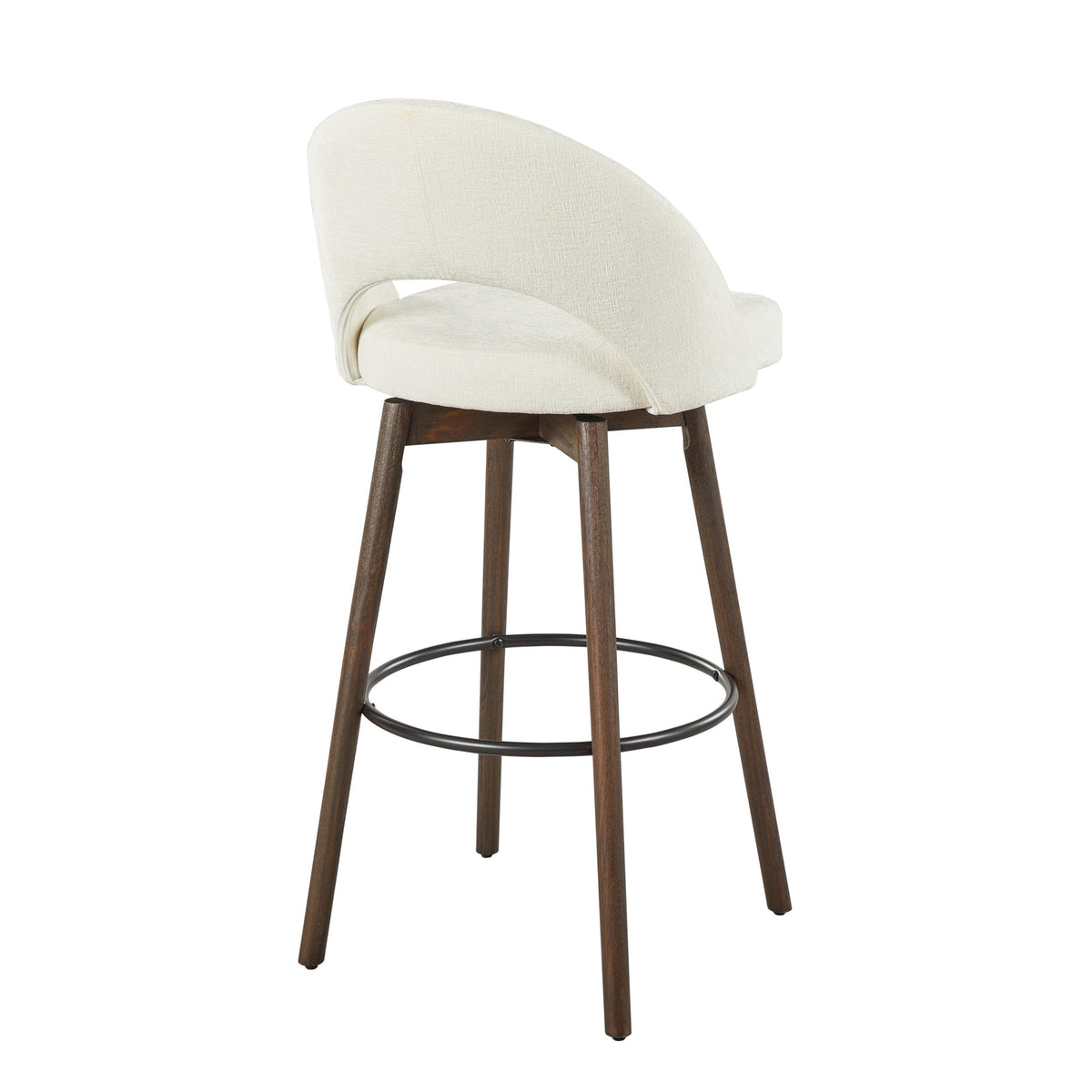 Renee Upholstered 30" Fixed-Height Barstool - Set of 2