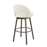Renee Upholstered 30" Fixed-Height Barstool - Set of 2