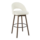 Renee Upholstered 30" Fixed-Height Barstool - Set of 2