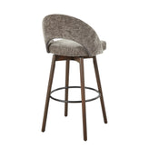 Renee Upholstered 30" Fixed-Height Barstool - Set of 2