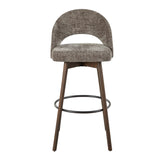 Renee Upholstered 30" Fixed-Height Barstool - Set of 2