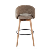 Renee Upholstered 30" Fixed-Height Barstool - Set of 2
