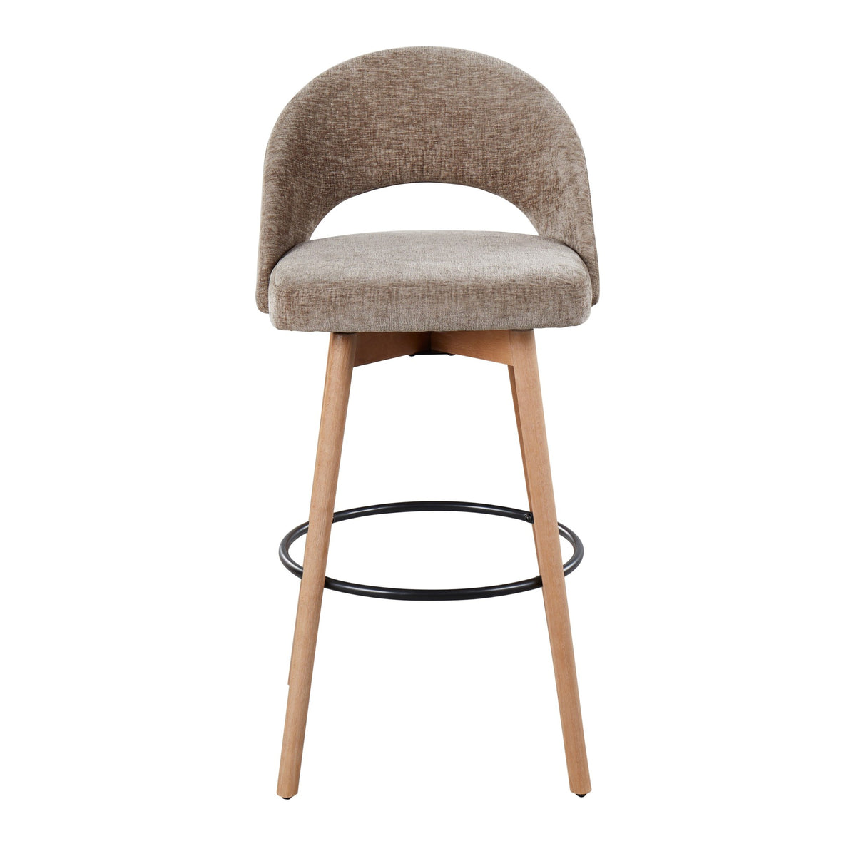 Renee Upholstered 30" Fixed-Height Barstool - Set of 2