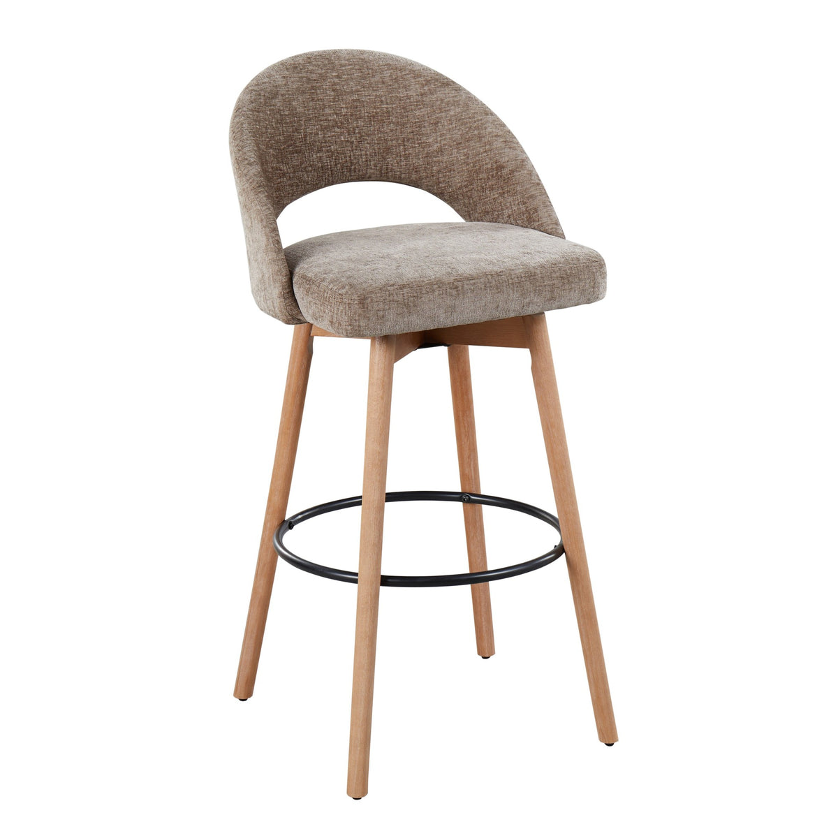 Renee Upholstered 30" Fixed-Height Barstool - Set of 2