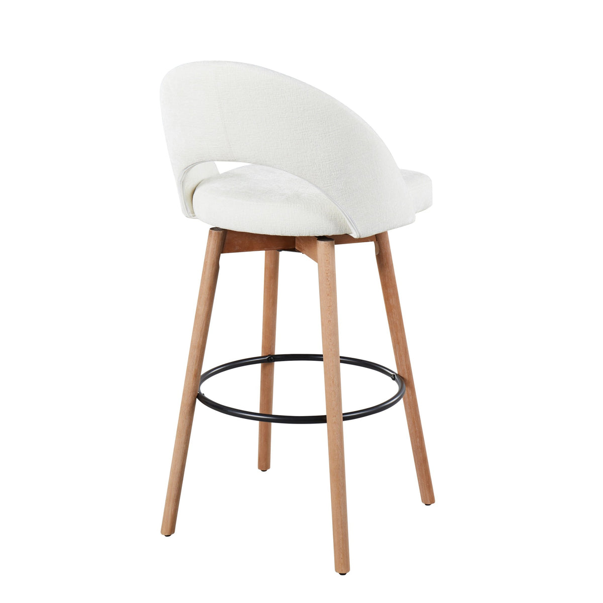 Renee Upholstered 30" Fixed-Height Barstool - Set of 2