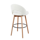 Renee Upholstered 30" Fixed-Height Barstool - Set of 2