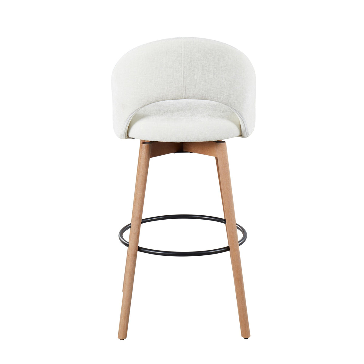 Renee Upholstered 30" Fixed-Height Barstool - Set of 2