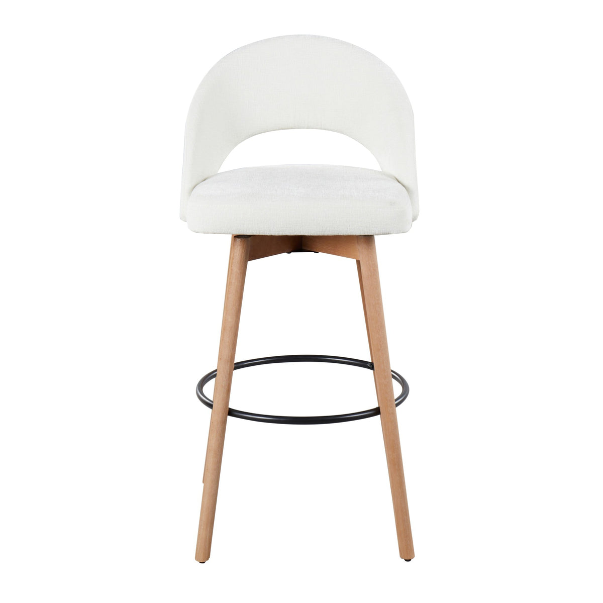 Renee Upholstered 30" Fixed-Height Barstool - Set of 2