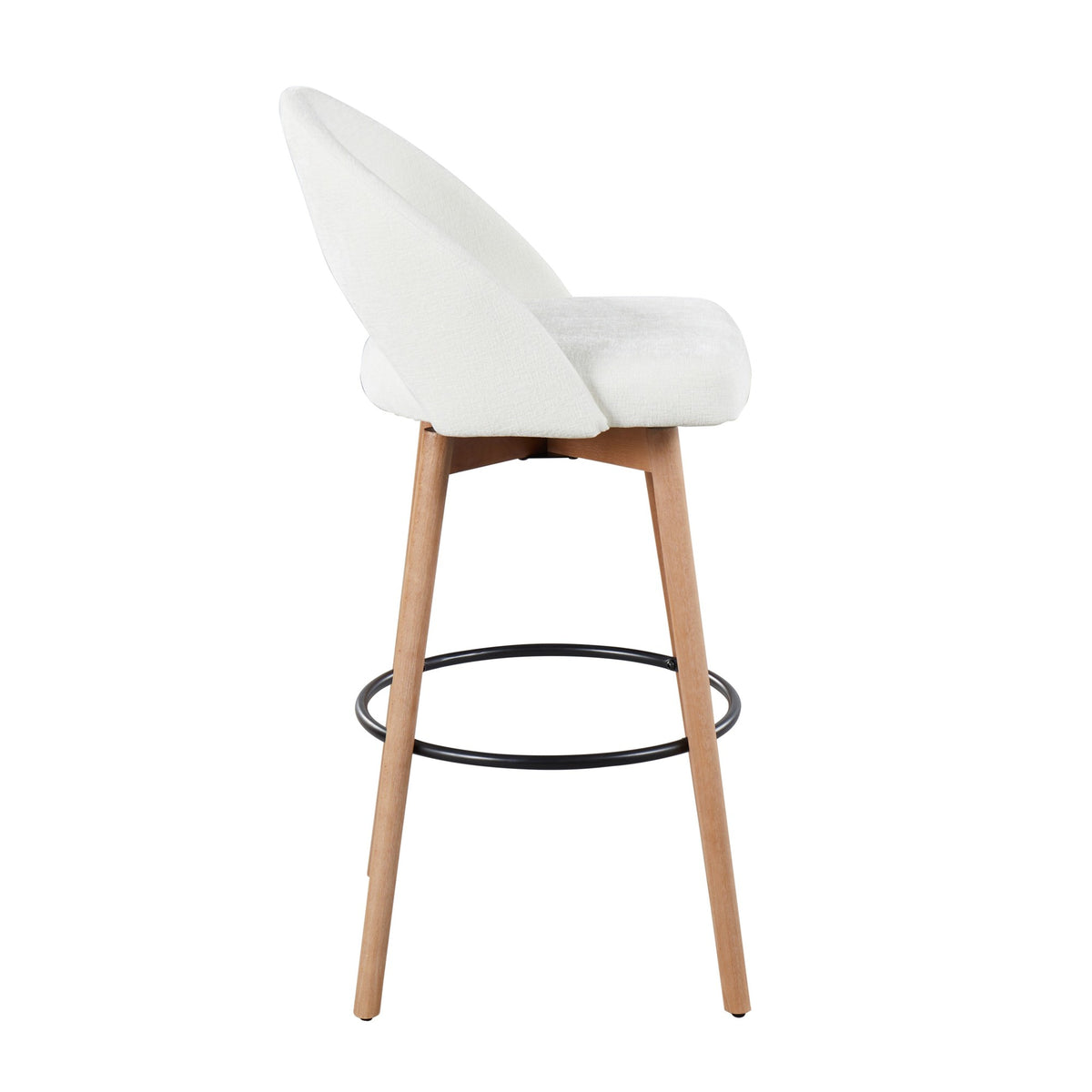 Renee Upholstered 30" Fixed-Height Barstool - Set of 2