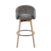 Renee Upholstered 30" Fixed-Height Barstool - Set of 2
