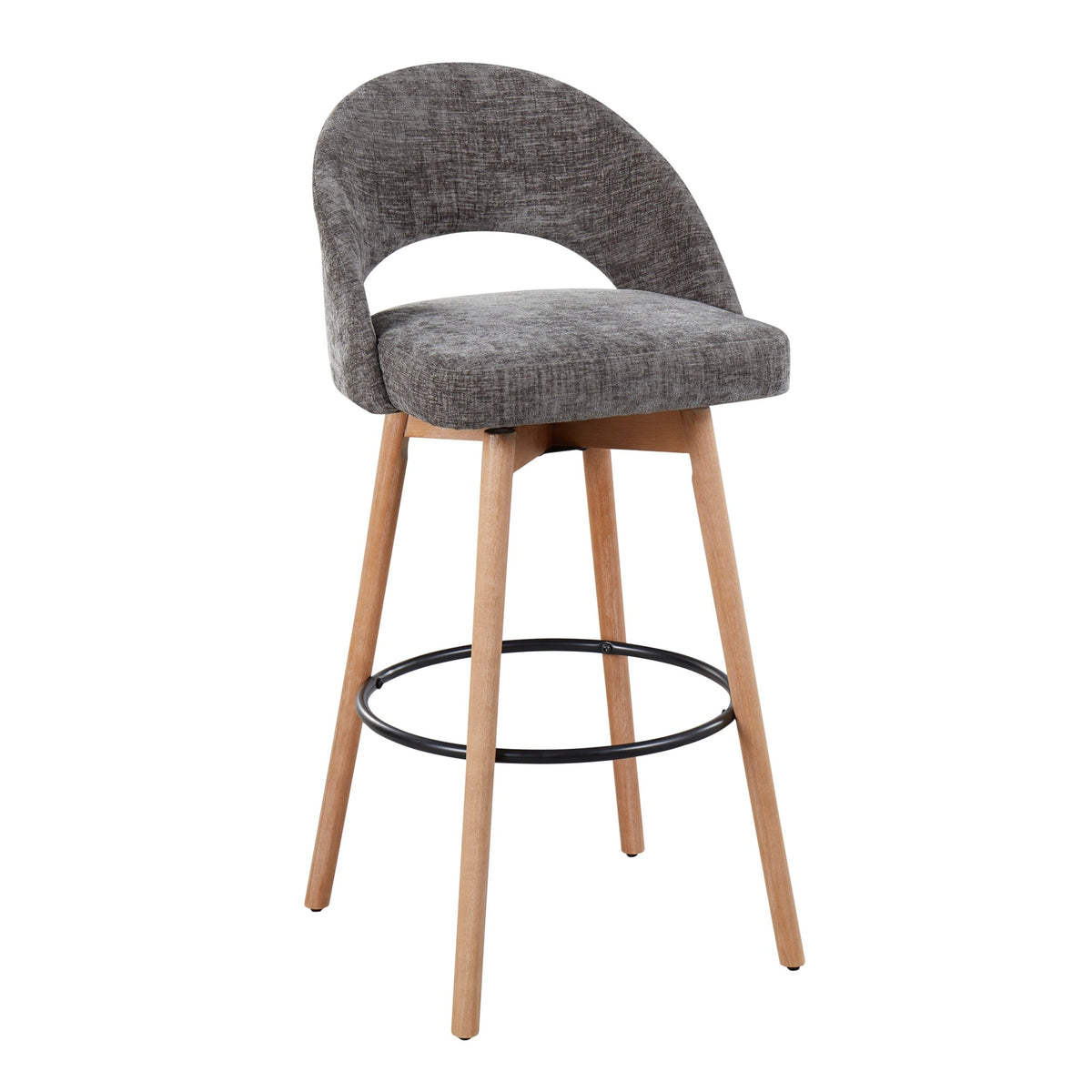 Renee Upholstered 30" Fixed-Height Barstool - Set of 2