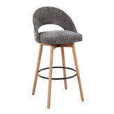 Renee Upholstered 30" Fixed-Height Barstool - Set of 2